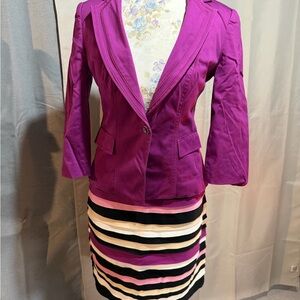 Bundle WHBM Blazer With Pencil Skirt Set